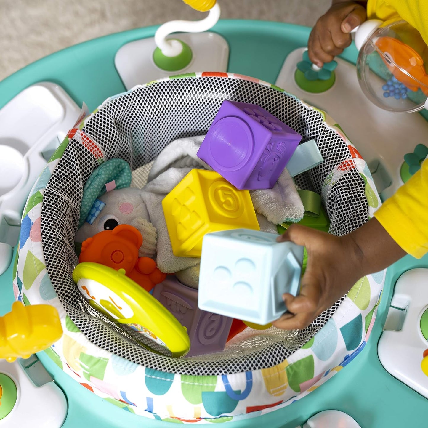 Bright Starts Bounce Bounce 2-in-1 Baby Activity Center Jumper & Table - New Condition