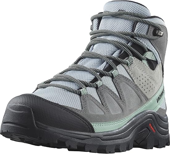 Salomon Quest Rove GTX Women's Hiking Boots – Quarry/Quiet Shade/Black (US 6) - New Condition