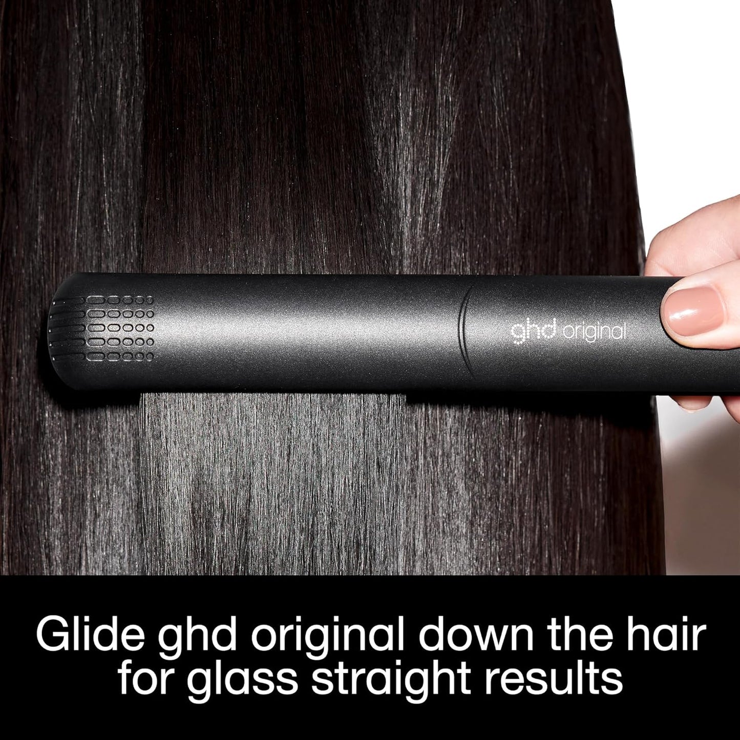 ghd Original Hair Straightener – Professional Ceramic Styling Tool, Universal Voltage, Black - Excellent Condition