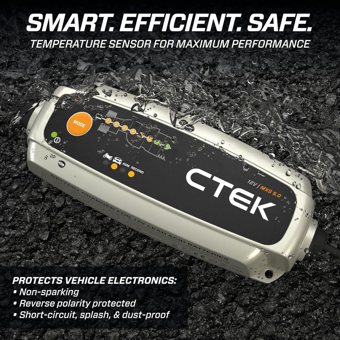 CTEK MXS 5.0 12V Smart Battery Charger & Maintainer - New Condition