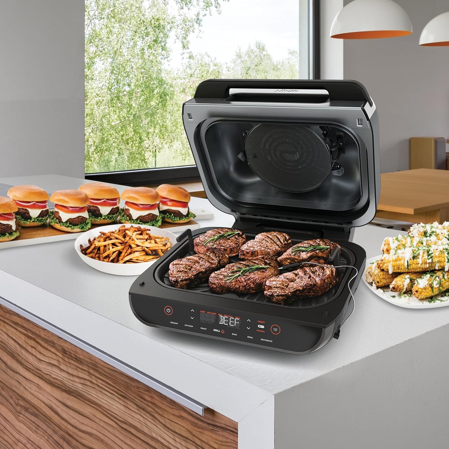 Ninja Foodi Smart XL Grill & Air Fryer 5.7L - AG551ANZ - Excellent Condition