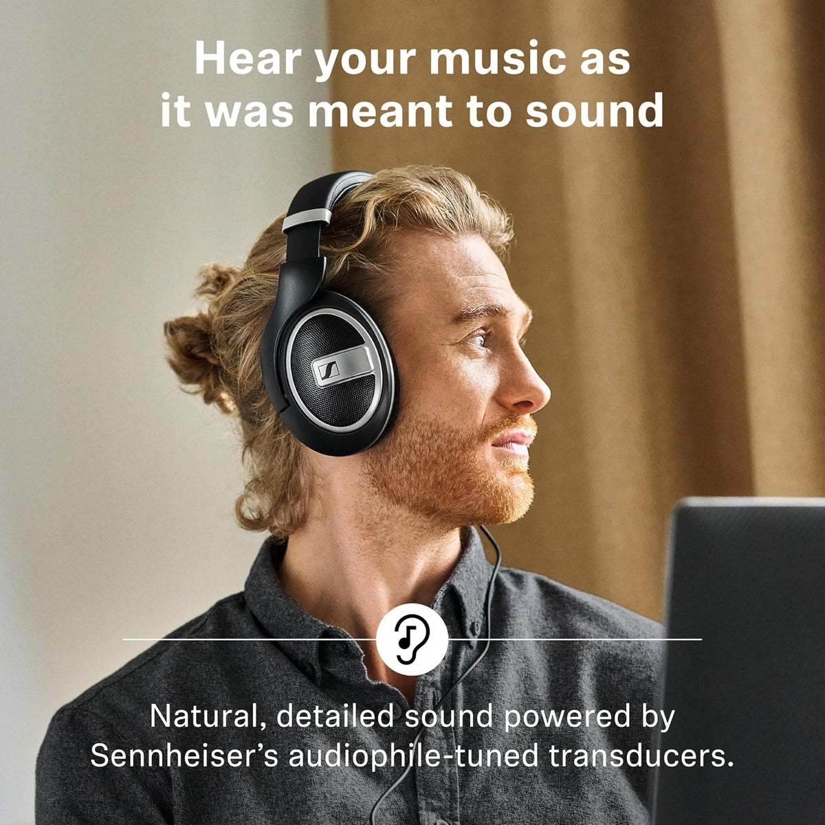 Sennheiser HD 599SE Open-Back Headphones – Black - New Condition