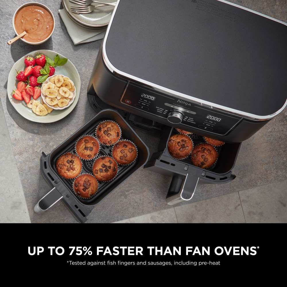 Ninja Foodi Max XXXL Dual Zone Air Fryer, 2 Basket Airfryer - New Condition