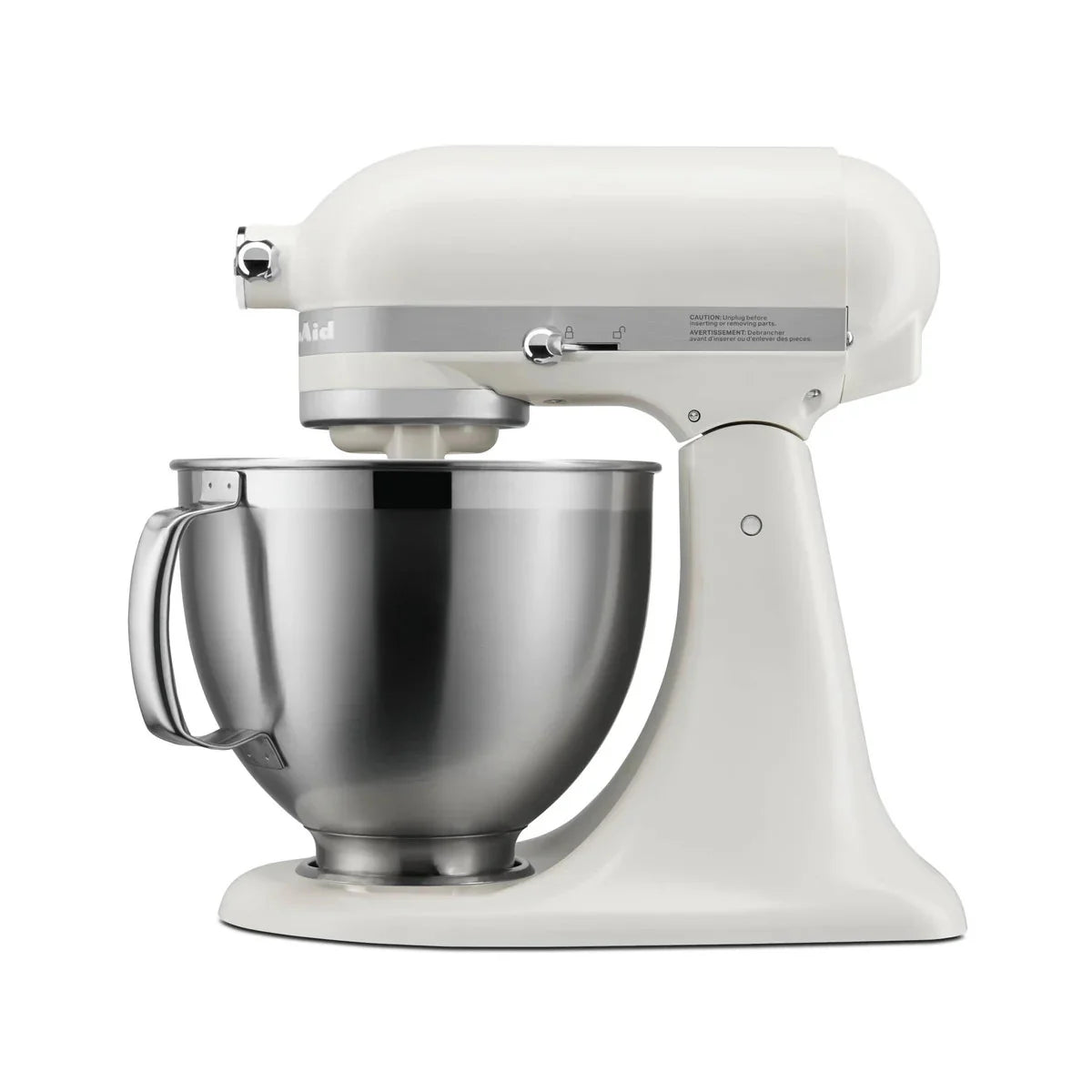 KitchenAid White Artisan Stand Mixer Tilt Head with 5 Accessories - New Condition