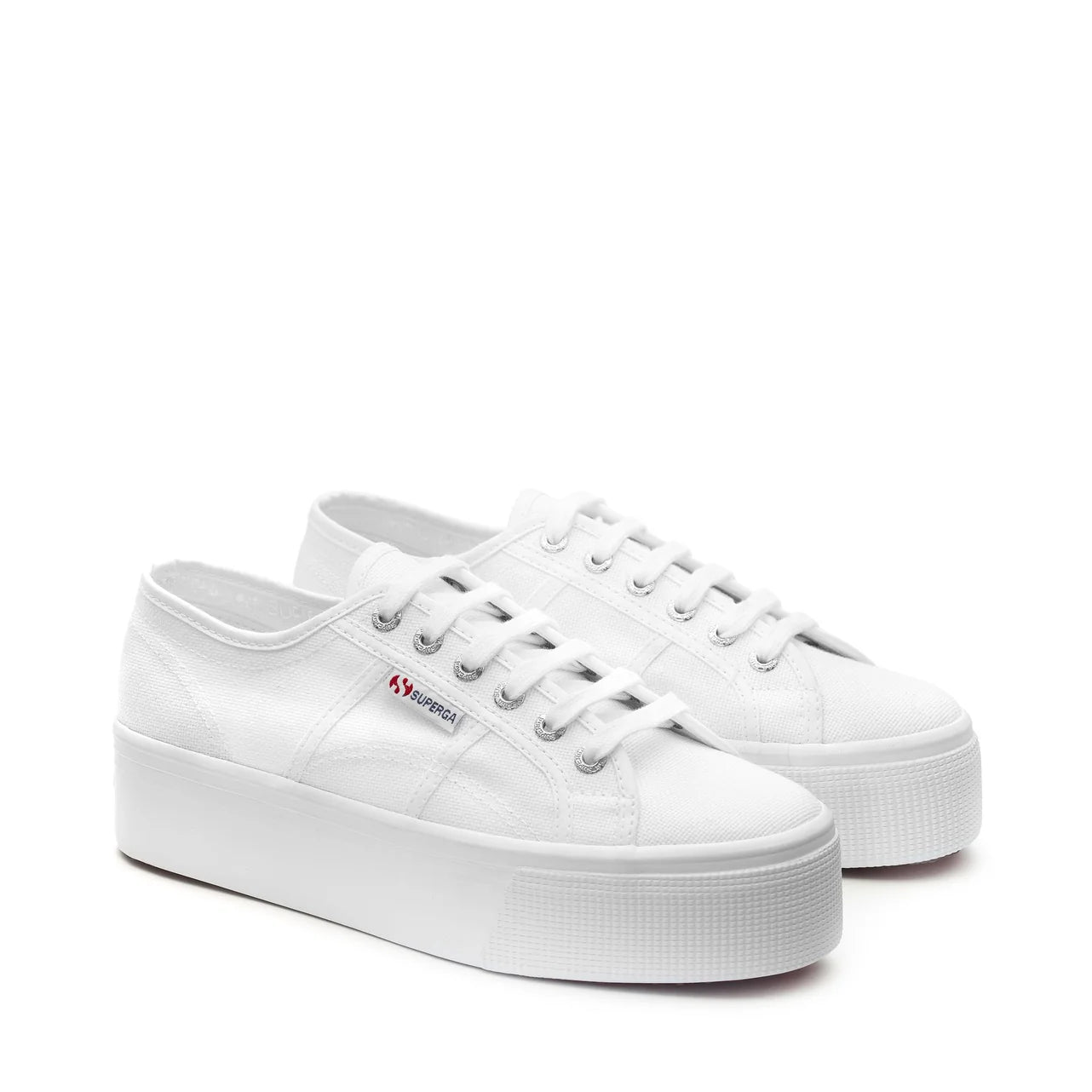 Superga 2790 Platform Women's Sneakers – Liquified Nylon White (EU 37 / US 6.5)