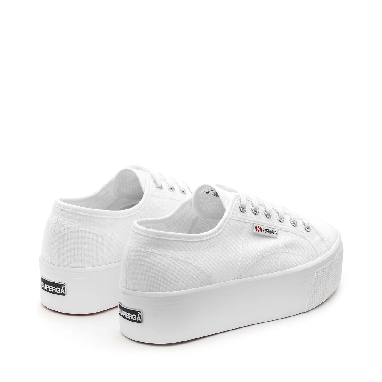 Superga 2790 Platform Women's Sneakers – Liquified Nylon White (EU 37 / US 6.5)